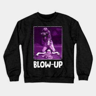 BlowUp Reverie Retro Tee Channeling the Artistic Vibe and Cultural Zeitgeist of the Influential Film Crewneck Sweatshirt